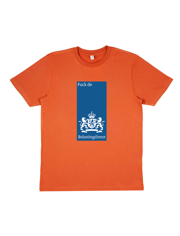 F DE BELASTINGDIENST KONINGSDAG SHIRT