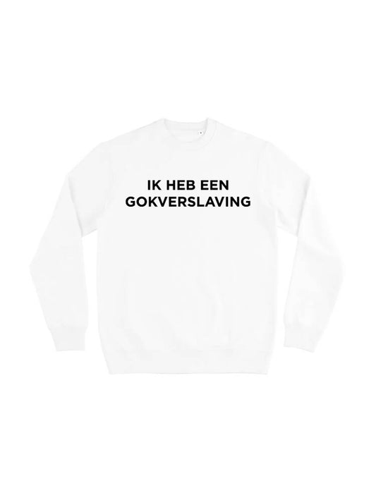 GOKVERSLAVING CREWNECK WIT